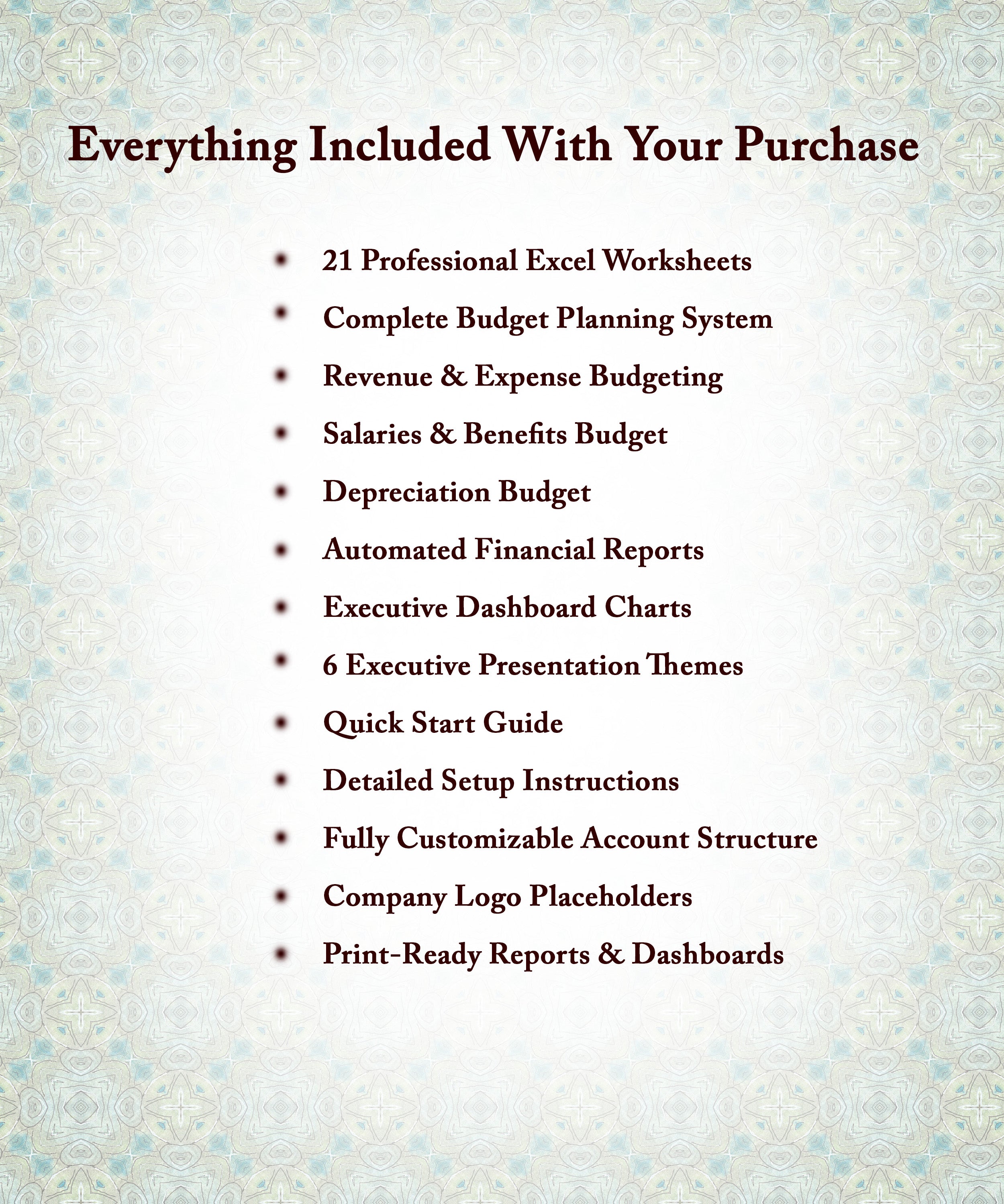 Professional Budgeting System | Excel Financial Workbook | Automated Budget Reports & Executive Dashboards | Small, Mid-Sized, Nonprofits